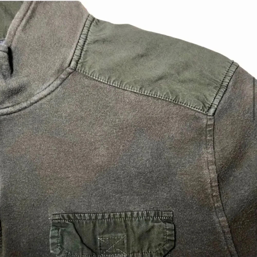 Banana Republic Long Sleeve Cotton Pullover in Faded Olive Green Men’s Large